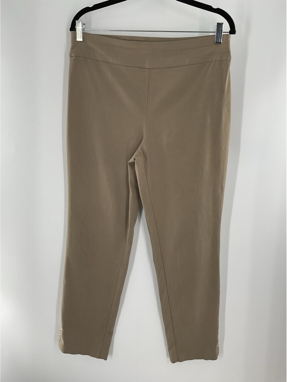 Roz & Ali Women’s Size 10 Ankle Dress Pants Light Brown 117